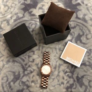 Michael Kors Rose Gold Chronograph watch